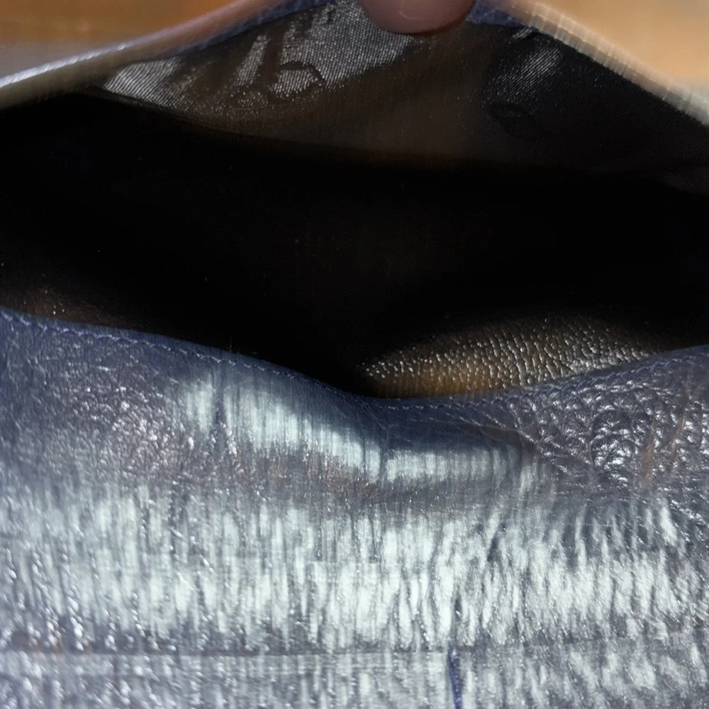 DIOR Trotter Canvas/Leather Wallet Navy